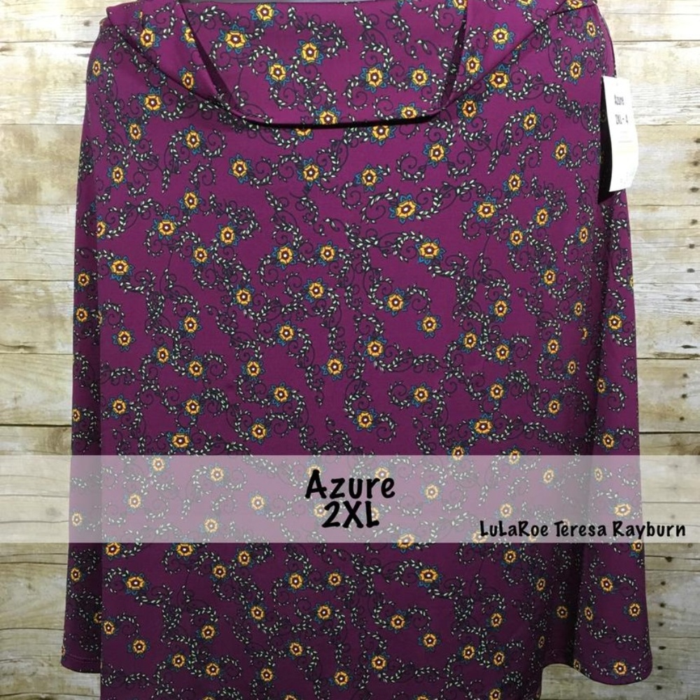 Lularoe Azure Skirt Size 2XL